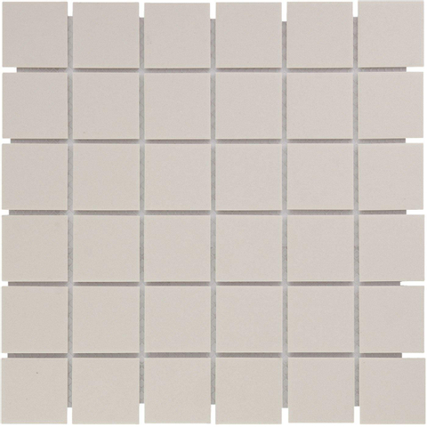 La Mosaic Factory London carreau mosaïque - 30,9x30,9cm - carrelage mural et de sol - Carré - Porcelaine Blanc Mat SW62224