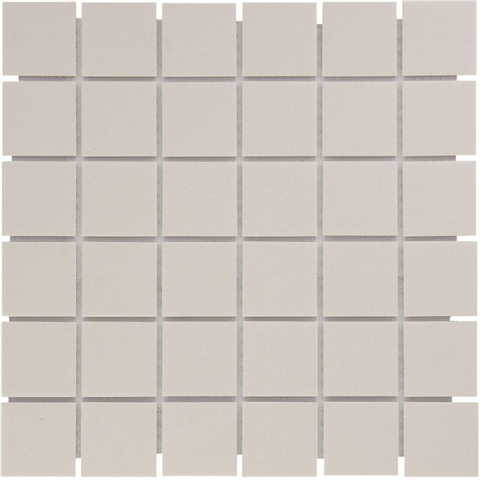 The Mosaic Factory London carrelage mosaïque 30.9x30.9cm pour sol intérieur et extérieur carré céramique blanc SW62224