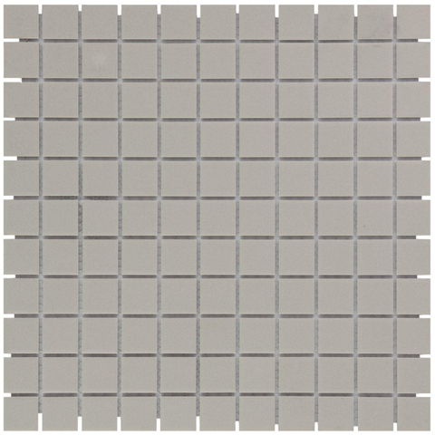 The Mosaic Factory London mozaïektegel - 30x30cm - 6mm - vierkant - R11 - mat porselein grey (grijs) SW157483