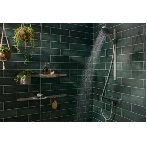 Hansgrohe Pulsify Planet Edition Staaf - handdouche 100 - 3jet - ecosmart+ - select Zand (gerecycled) Zand (gerecycled) - zand (bruin) SW918187