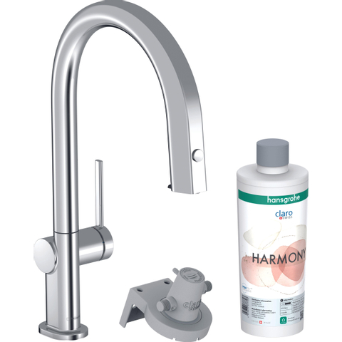 Hansgrohe Aqittura M91 Filter systeem - 210 uittrekbare uitl - 1jet - sbox starter set - hoogglans chroom SW918696