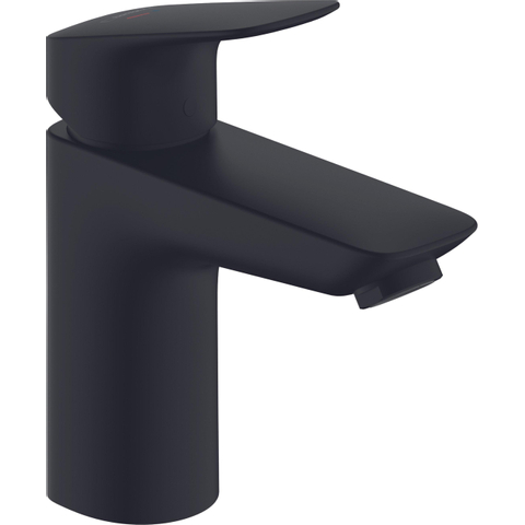 Hansgrohe Logis 1 greeps wastafelkraan - 100 - coolstart - zonder afvoer - mat zwart SW918392