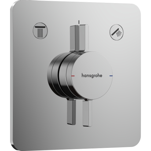 Hansgrohe DuoTurn Q Inbouw mengkraan - voor 2 functies - hoogglans chroom SW918550