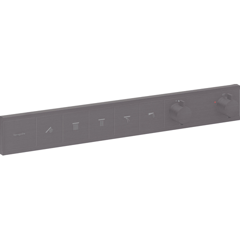 Hansgrohe Rainselect Thermostaat - inbouw - voor 5 functies - brushed zwart chroom SW918062