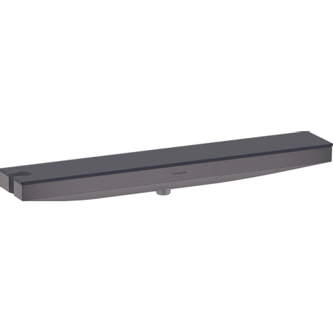 Hansgrohe RainFinity Muuraansluiting Porter - 500 met douchehouder - planchet L - geborsteld zwart SW918150