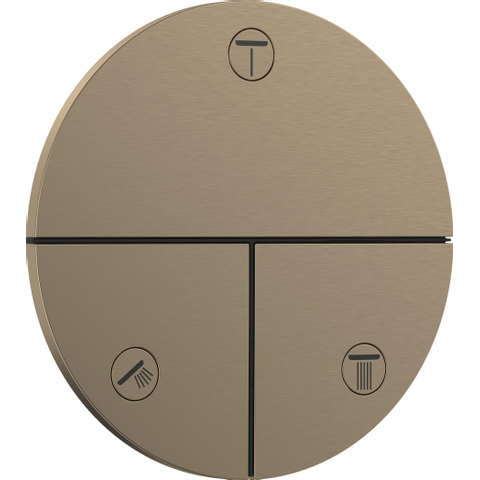 Hansgrohe ShowerSelect Comfort S Mitigeur de douche encastré pour 3 fonctions bronze brossé SW918061