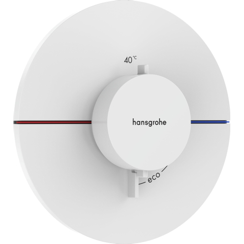 Hansgrohe Showerselect Comfort S Thermostat encastré mat blanc SW918105