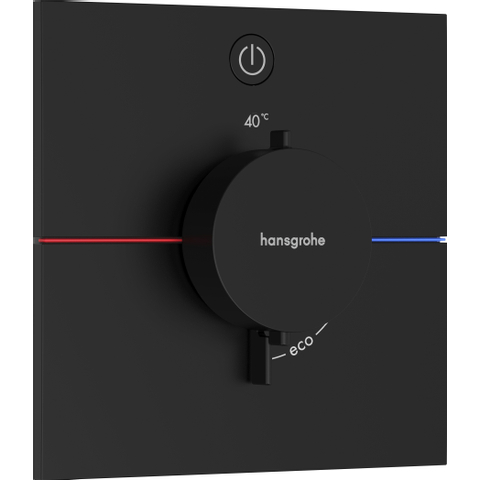 Hansgrohe ShowerSelect Comfort E Thermostaat - inbouw - 1 functie - mat zwart SW917882
