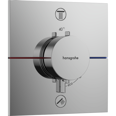 Hansgrohe Showerselect thermostaat inbouw voor 2 functies chroom SW918161
