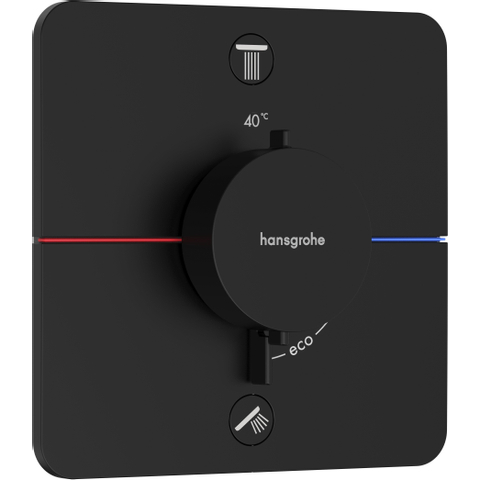 Hansgrohe Showerselect comfort q Thermostaat - inbouw - 2 functies - geïntergreerde zekerheidscombinatie - mat zwart SW917962