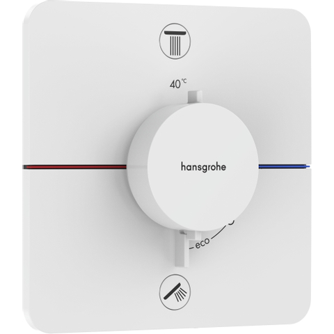 Hansgrohe Showerselect comfort q Thermostaat - inbouw - 2 functies - mat wit SW918089