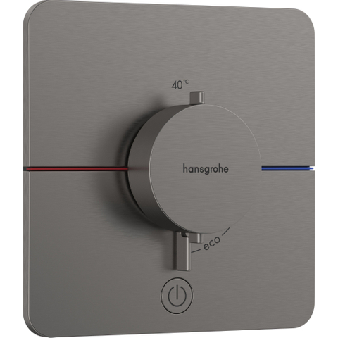 Hansgrohe Showerselect comfort q Thermsotaat - inbouw - 1 functie - extra uitgang - zwart chroom SW917970