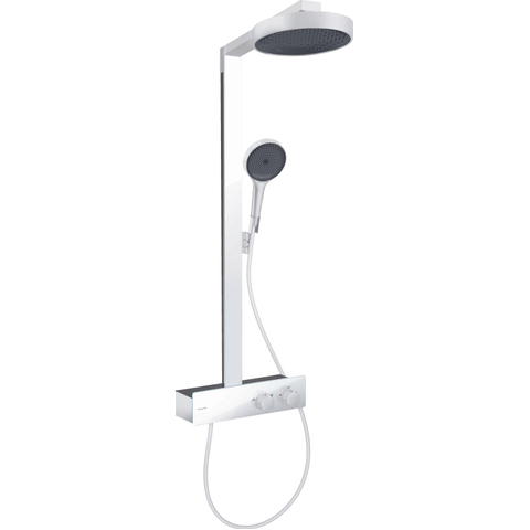 Hansgrohe RainFinity Showerpipe - 250 - 1jet - ecosmart - met ShowerTablet - 350 - mat wit SW918223