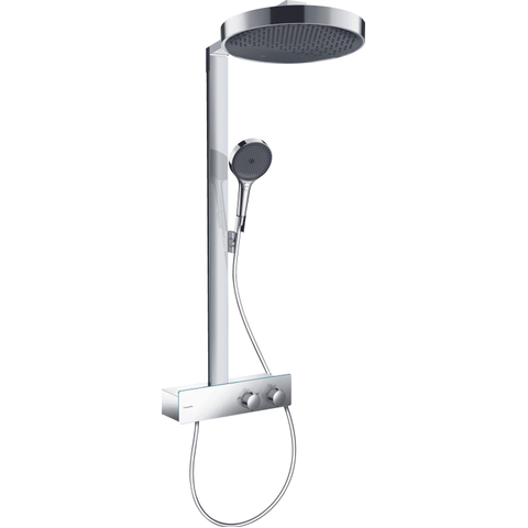 Hansgrohe RainFinity Showerpipe - 360 - 1jet - met showertablet - 350 - hoogglans chroom SW918118