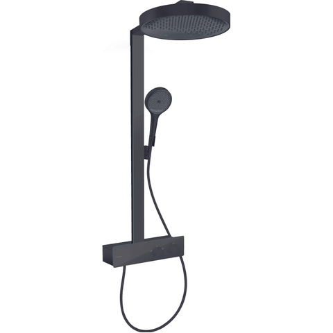 Hansgrohe RainFinity Showerpipe - 360 - 1jet - met showertablet - 350 - mat zwart SW918136