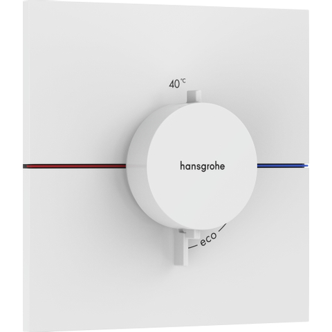 Hansgrohe ShowerSelect Comfort E Thermostat - encastré - blanc mat SW918097