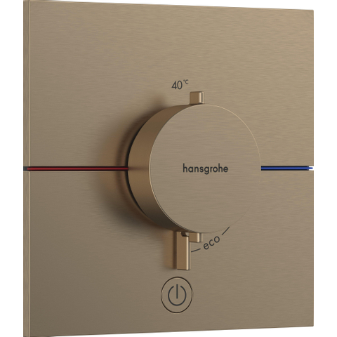 Hansgrohe ShowerSelect Comfort E Thermostaat - inbouw - 1 functie - extra uitgang - geborsteld brons SW918077