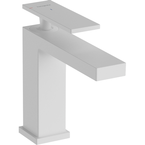 Hansgrohe Tecturis E 1 greeps wastafelkraan - 110 - coolstart - met pop-up waste set - mat wit SW918786