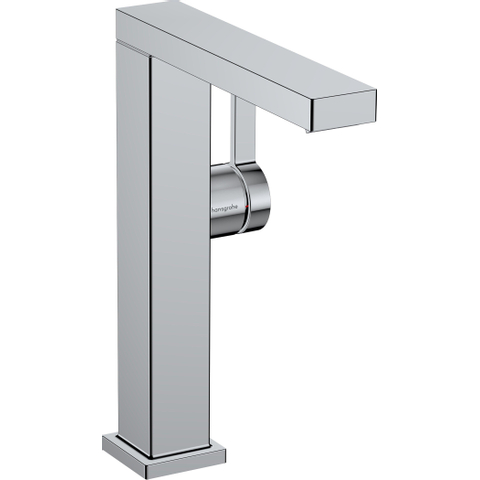 Hansgrohe Tecturis E Eengreeps wastafelkraan - 210 Fine - coolstart - met draaibare uitloop en PushOpen - afvoerplug - hoogglans chroom SW918707
