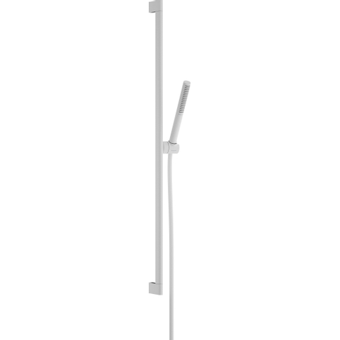 Hansgrohe Pulsify s Glijstangset - met 100 - 1jet staaf - handdouche - ecosmart - 90cm - mat wit SW918165