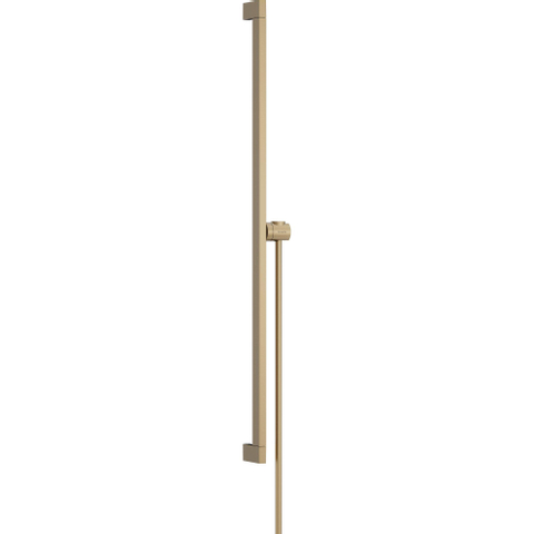 Hansgrohe Unica Glijstang E Puro - 90cm easy slide en isiflex - doucheslang - 160cm - geborsteld brons SW918560