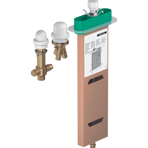 Hansgrohe SBox Inbouwdeel 3-g - eengreeps badrenmengkraan - groen SW918805