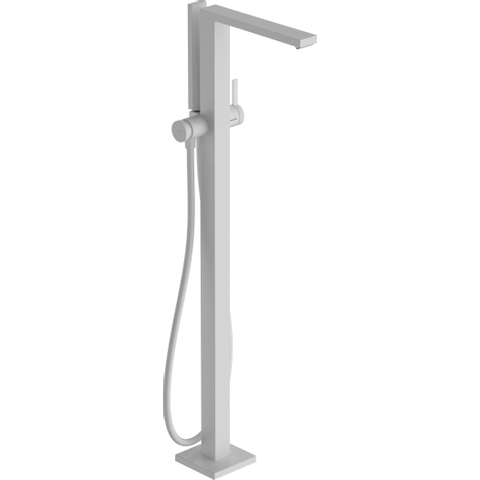 Hansgrohe Tecturis E Eengreeps badmengkraan vloermontage - vrijstaand - mat wit SW918409
