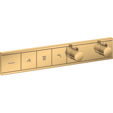 Hansgrohe Rainselect Thermostaat - inbouw - voor 3 functies - glans goud SW918812