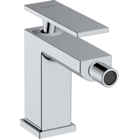 Hansgrohe Tecturis Bidetkraan - eengreeps - met trekwaste - hoogglans chroom SW918561