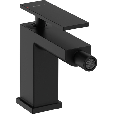 Hansgrohe Tecturis Bidetkraan - eengreeps - met trekwaste - mat zwart SW918740
