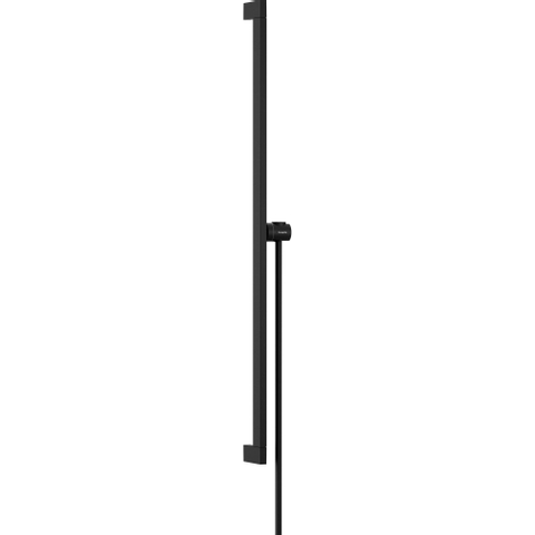 Hansgrohe Unica Glijstang E Puro - 90cm easy slide en isiflex - doucheslang - 160cm - mat zwart SW918265
