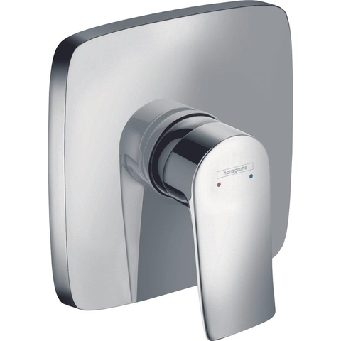 Hansgrohe Metris Afbouwdeel - voor inbouw douchekraan rechthoekig - hoogglans chroom GA43910