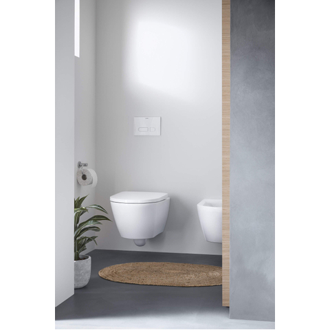 Duravit D-neo Wandclosetpack - met wandcloset - diepspoel - rimless - inclusief verborgen bevestiging - 37x54x40cm - met c - wit hoogglans SW544305