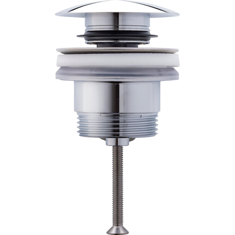 Duravit Happy D Push open ventiel - hoogglans chroom 0315366