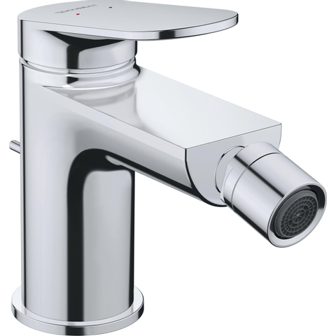 Duravit Wave Bidetmengkraan - eengreeps - voorsprong 12.8cm - hoogglans chroom SW997641