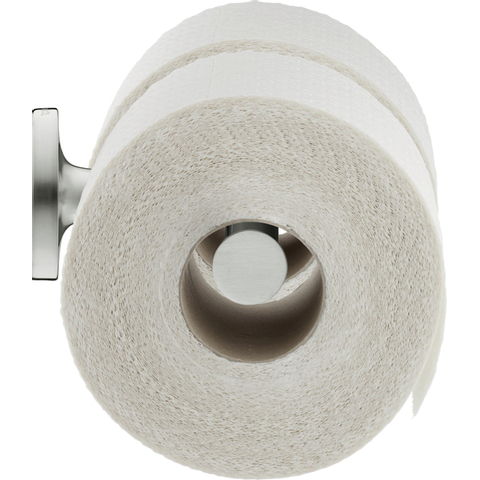 Duravit Starck T Toiletrolhouder - dubbel - zonder klep - geborsteld RVS SW962313
