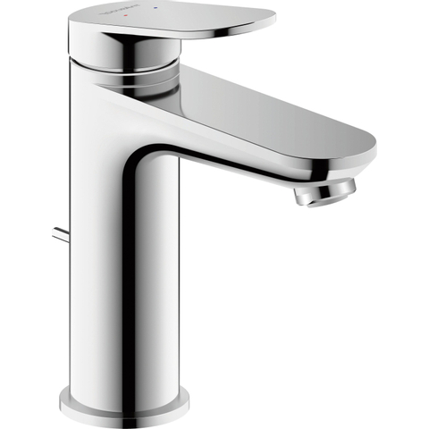 Duravit Wave Mitigeur lavabo - M size - avec levier - projection 12.2cm - avec bonde - Chrome SW961886