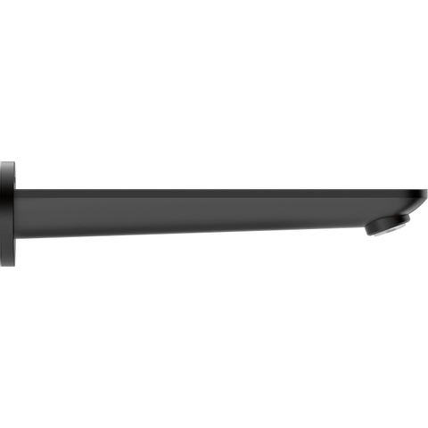 Duravit Wave Baduitloop - inbouw - voorsprong 22.2cm - mat zwart SW997637