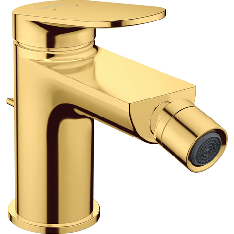 Duravit Wave Bidetmengkraan - eengreeps - voorsprong 12.8cm - gepolijst goud SW997715