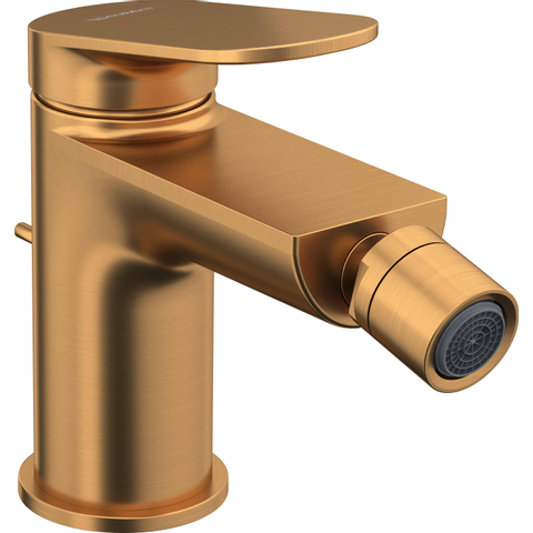 Duravit Wave Bidetmengkraan - eengreeps - voorsprong 12.8cm - geborsteld brons SW997689