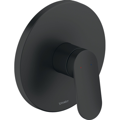 Duravit Wave Douchemengkraan - inbouw - eengreeps - mat zwart SW997643