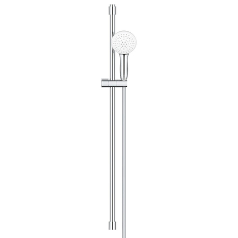 GROHE Tempesta 110 Ensemble barre de douche - 90cm - douchette ronde - 2 types de jets - flexible de douche lisse - chrome SW999169