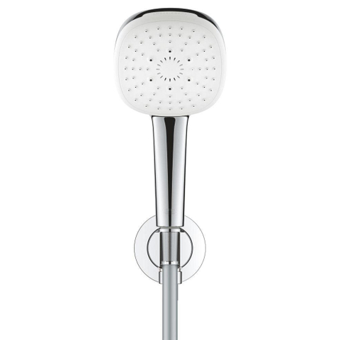 Grohe Tempesta 110 Cube Handdoucheset - diameter 11cm - 3 straalsoorten - met wandaansluitbocht - 150cm - chroom SW999130