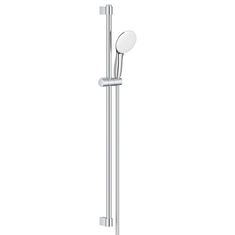 Grohe Tempesta 110 Glijstangset - 90cm - ronde handdouche - 1 straalsoort - gladde doucheslang - chroom TWEEDEKANS OUT14953