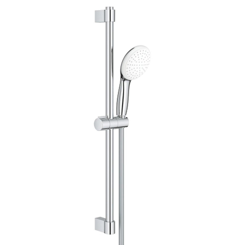 GROHE Tempesta 110 Ensemble barre de douche - 60cm - douchette ronde - 1 jet - flexible de douche lisse - chrome SW999174