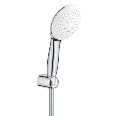 GROHE Tempesta 110 Handdoucheset - Ø11cm - 3 straalsoorten - 7.4l/min - niet verstelbaar - 150cm - chroom SW999158