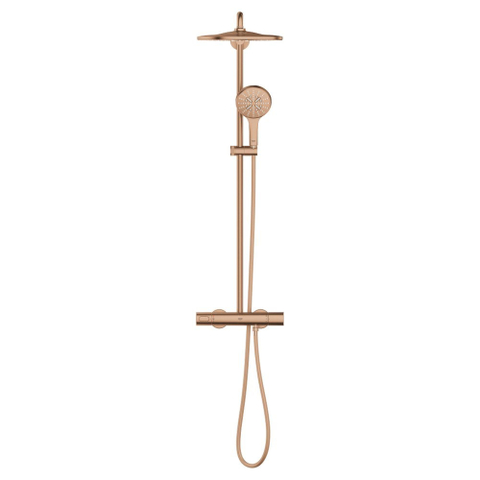 Grohe Rainshower SmartActive 310 Douchesysteem - mono - rond - 9,5 l/min - brushed warm sunset (koper) SW999156