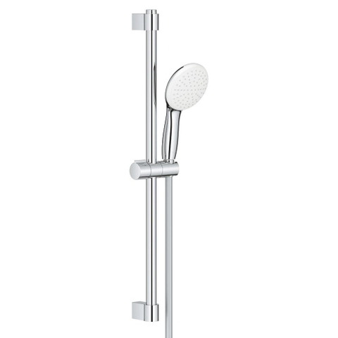 GROHE Tempesta 110 Ensemble barre de douche - 60cm - douchette ronde - 1 jet - flexible de douche lisse - chrome SW999174