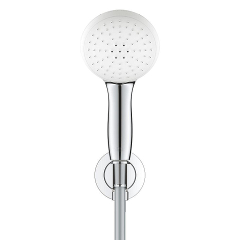 Grohe Tempesta 110 Handdoucheset - diameter 11cm - 3 straalsoorten - 7.4l/min - met rozet - 150cm - chroom SW999100