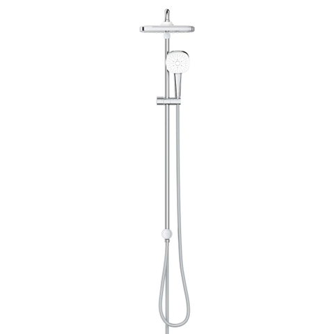 Grohe Tempesta 250 Cube ensemble de douche pluie apparent – sans robinet – douche de tête 25 x 25 cm – douchette carrée – chrome SW999119